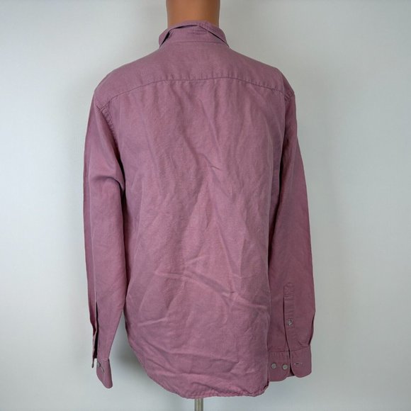 UNTUCKit Harken Shirt Mens Size XL Red Button Up Long Sleeve Wrinkle Free - Picture 3 of 5
